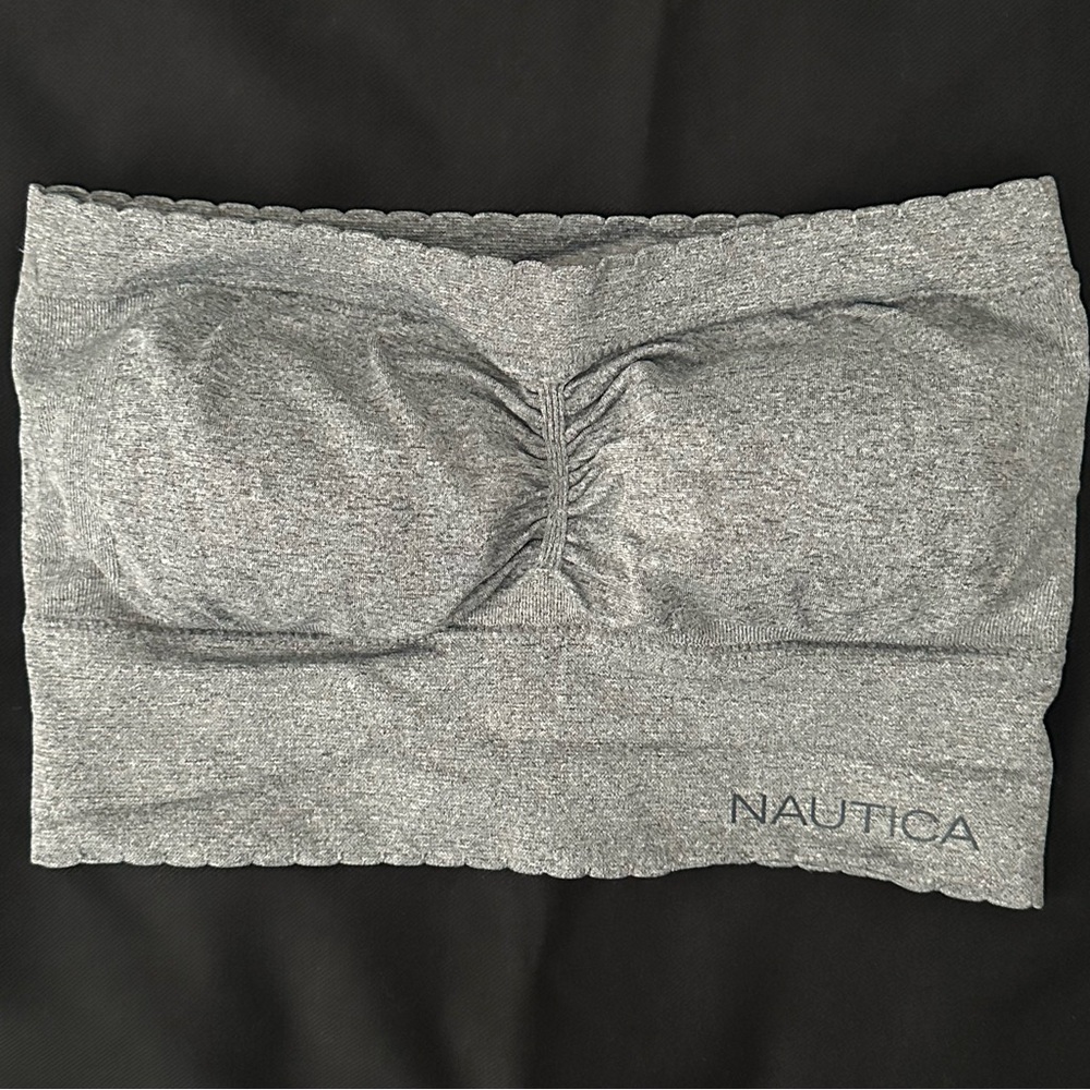 Nautica Heather Gray Seamless Bandeau